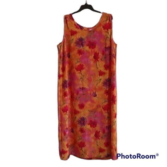 Maxi Dress Size 24W Lady Dorby Semi-Sheer Cover Top - Picture 2 of 11